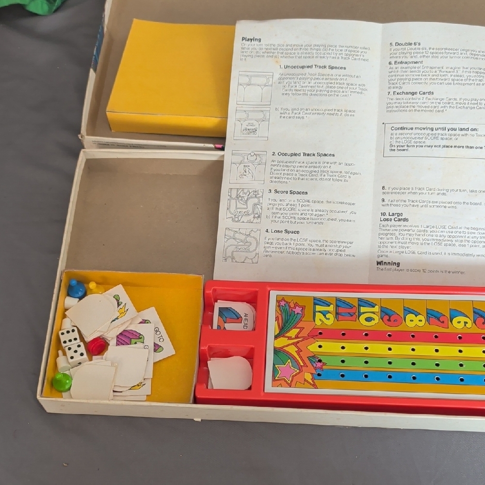 Parker Brothers Retro Game Box with Multicolor Pop Graphics - Picture 6 of 6